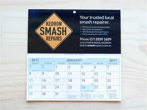 Promotional Calendars Custom Printed Australian Made