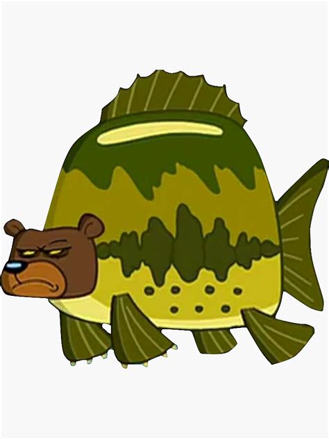 Sea Bear Spongebob Sticker For Sale By Mollyt1234 Redbubble