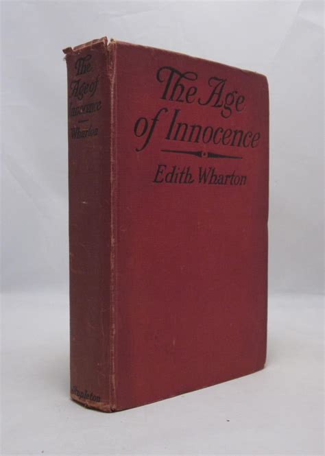 The Age Of Innocence By Edith Wharton Hardcover 1920 1st Edition Open Boat Booksellers