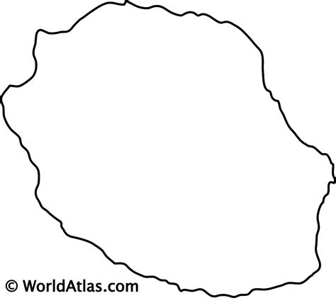 Blank Island Map