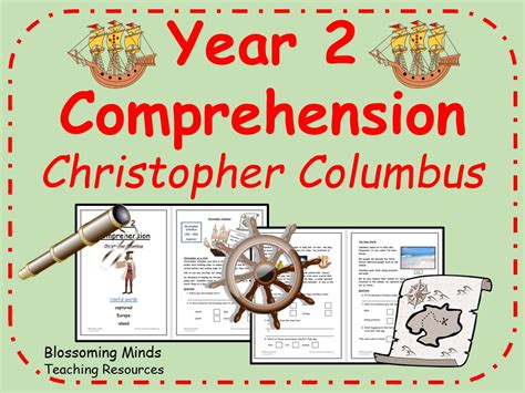 Ks1 Sats Comprehension Christopher Columbus Teaching Resources