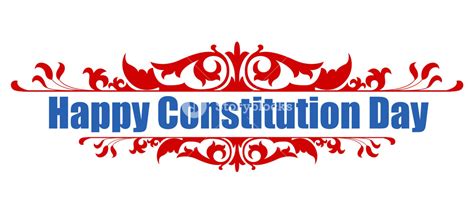 Happy Constitution Day Vector Illustration Royalty Free Stock Image