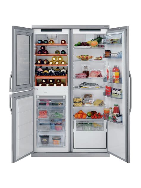Counter depth refrigerators have a shallower depth (less than 24 inches) than standard freestanding refrigerators in order to sit flush with your existing cabinetry. John Lewis & Partners Side-by-Side JLDMFF001 Slim Depth ...