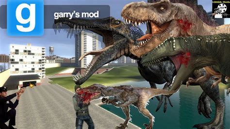 Gmod Mod Reveiws Episode 1 Dinosaur Snpcs Youtube