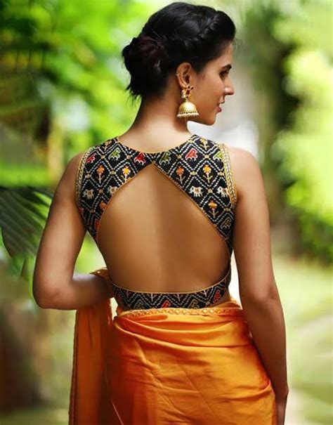 What Are Some Backless Blouse Pictures Of Indian Women