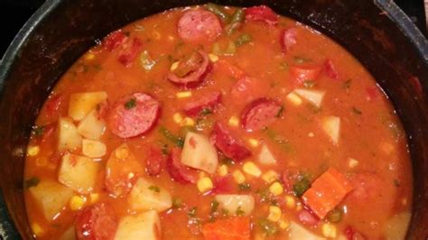 A collection of 25 recipes for inspiration when you are looking for something to make with ground beef. Pinto Bean and Sausage Soup Recipe - Allrecipes.com