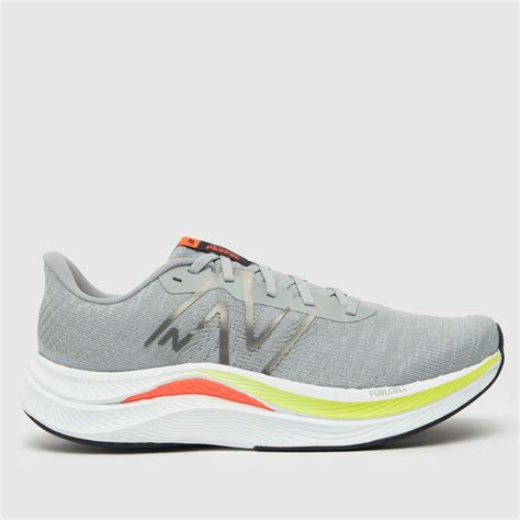 New Balance Light Grey Fuelcell Propel V4 Trainers Trainerspotter