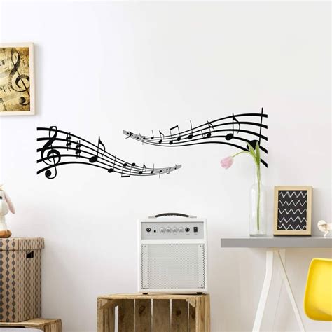 Sticker Mural Notes De Musique Wall Artfr