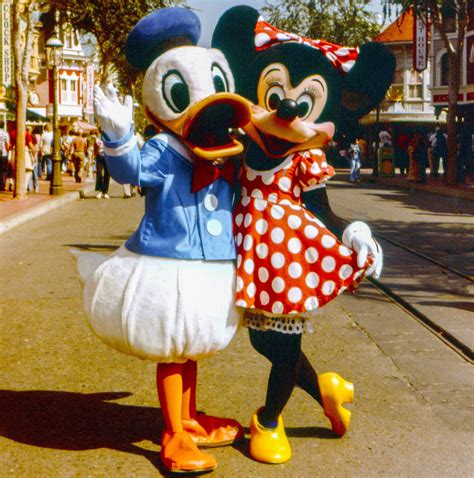 Daily Vintage Disneyland Donald Duck And Minnie Mouse From The 60s