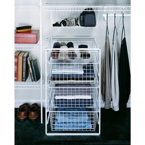 45 cm hand made it is quick and easy to assemble when not in use you can quickly disassemble into. ClosetMaid Metal Drawer Basket Kit Clothes Organizer ...
