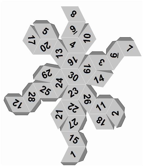 12 Sided Dice Template Fresh Dicecollector S Paper Dice Templates