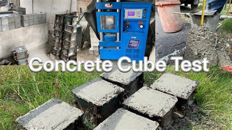 Construction Tutorial Compressive Strength Of Concrete Cube Test