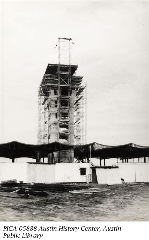 Construction Of The Control Tower At Mueller Municipal Airport In