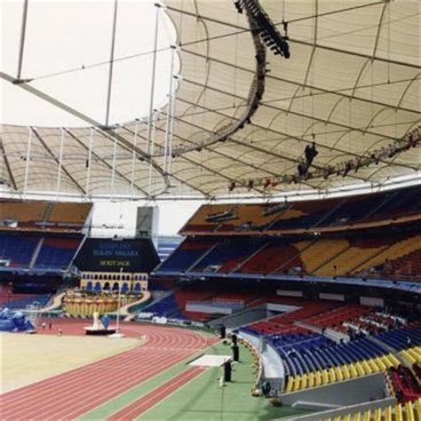 It has a capacity of 100,200. Bukit Jalil National Stadium - Kuala Lumpur