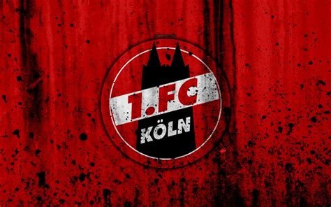 All statistics are with charts. Download wallpapers FC Koln, 4k, logo, Bundesliga, stone ...