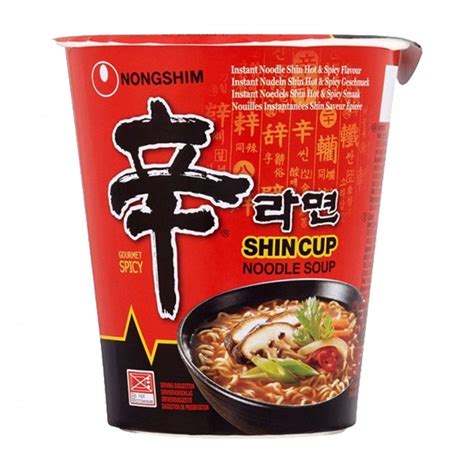 Nongshim Shin Ramyun Cup Noodle Soup G Gourmet Spicy Grocery From