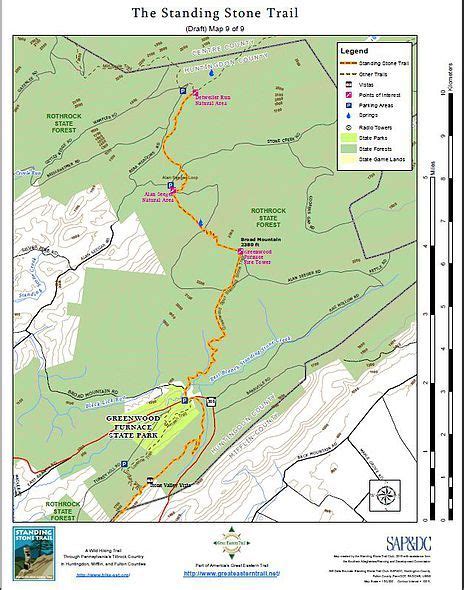 The Standing Stone Trail Homepage Standing Stone State Forest