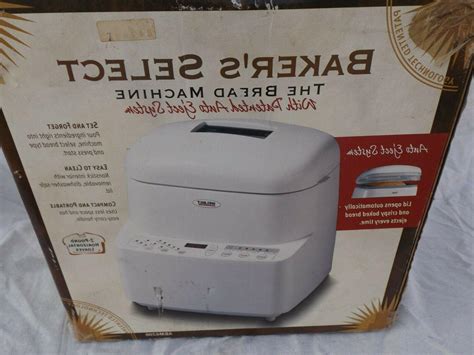 Tons of web searching hasn't given any results. NEW Welbilt Baker's Select Bread Maker ABM6200 2