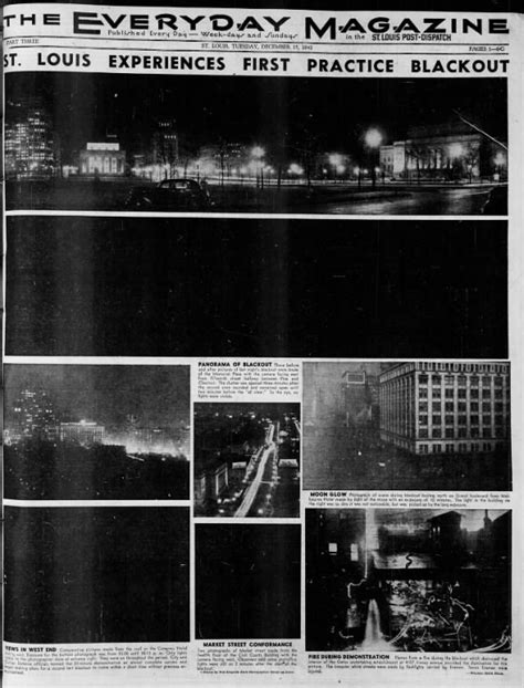 The Night A World War Ii Blackout Drill Darkened St Louis 80 Years Ago