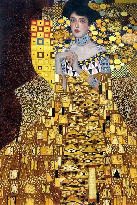 Portrait Of Adele Bloch Bauer Gustav Klimt Hand Made Oil Painting On Canvas Art