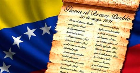 ¡efemÉrides 25may Día Del Himno Nacional De Venezuela Noticia Al Minuto