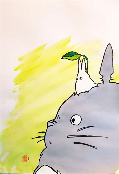 となり の トロロ Mon Voisin Totoro 🌳 Painting And Drawing Drawings