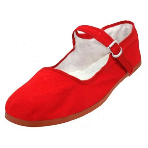 Shoes 18 Womens Cotton China Doll Mary Jane Shoes Ballerina Ballet Flats Shoes 9 Bm Us 114 T