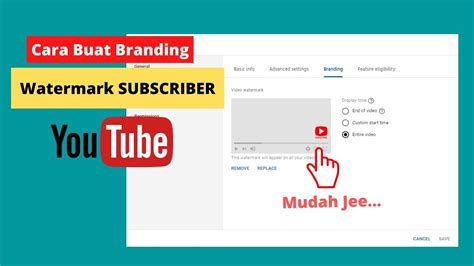 Tutorials Create Branding Watermark Subscriber Di Youtube Youtube