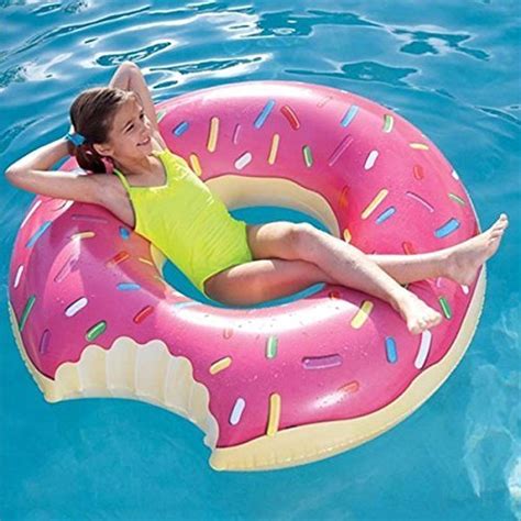 donut float ukiwa float funny unusual pink donut adults can also enjoy swim ebay