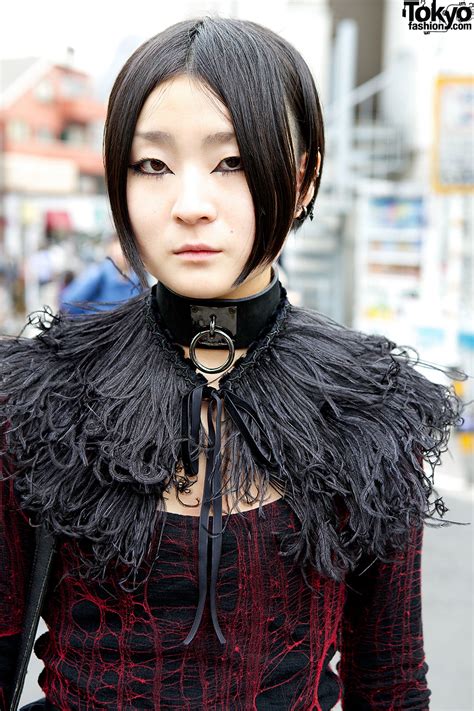 Alice Auaa Gothic Fashion W Feather Collar In Harajuku