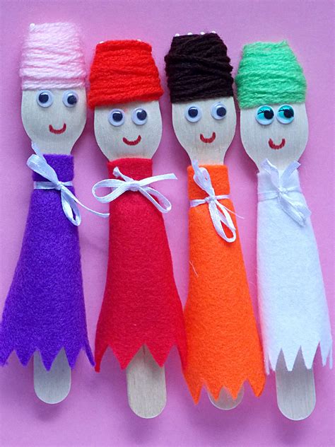 Posts About Wiggle Eyes On Easycraftsforchildren Fork Crafts Doll