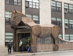 When a male is consuming female genitalia, he attempts to climb inside of her and the overall goal is to become her fetus. A Trojan Horse Brings Greek History to Chicago | Chicago ...