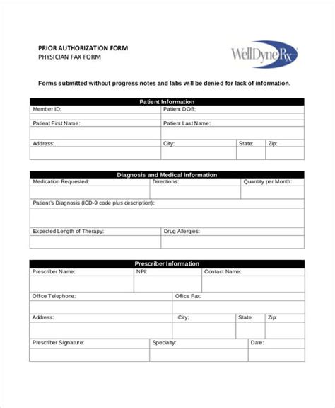 The sole purpose of this form is to authorize the above named representat ive to complete the transaction indicated. FREE 13+ Prior Authorization Forms in PDF | MS Word