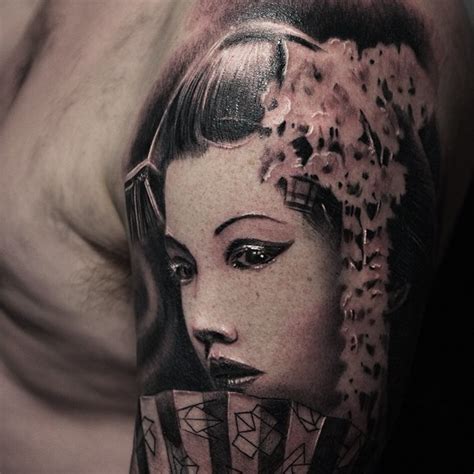 Beautiful Geisha Tattoo Best Tattoo Ideas Gallery