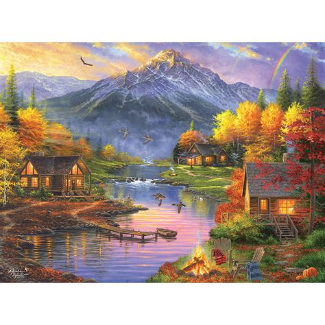 Jigsaw puzzles for sale have always been a hot favorite among kids throughout the ages. Mountain Retreat 1000 Piece Jigsaw Puzzle | Bits and Pieces