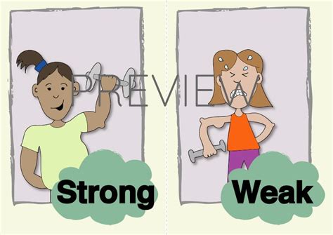 Strong And Weak Flashcard Gru Languages