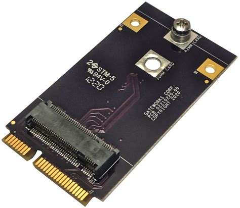 Gw16140 M2 To Mini Pcie Adapter Card Gateworks Corporation Single