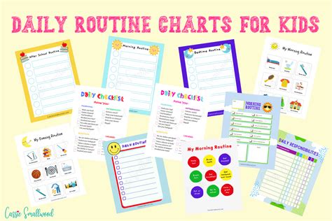 11 Daily Routine Charts And Checklists For Kids Free Printable