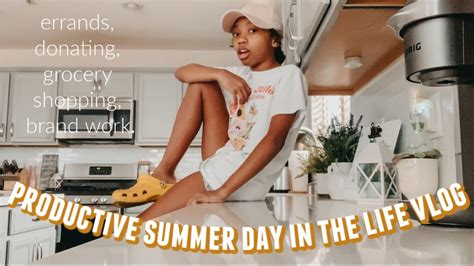 Productive Summer Day In The Life Vlog Summer Morning Routine 2020 Just Jordyn Youtube