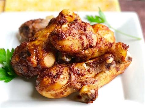After you bake them for the desired time you stick them to. How to Make Healthy Oven-Baked Chicken Drumsticks | Nkechi ...