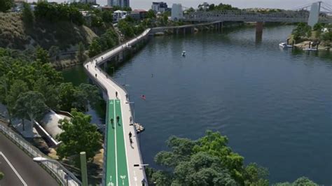 An interesting section is the floating walkway between the story bridge and merthyr road new farm. New Vision of Planned Indooroopilly Riverwalk - TOTAL ...