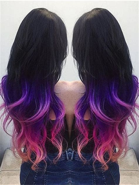 Purple Pink Pretty Hair Color Hair Color Blue Hair Color For Black