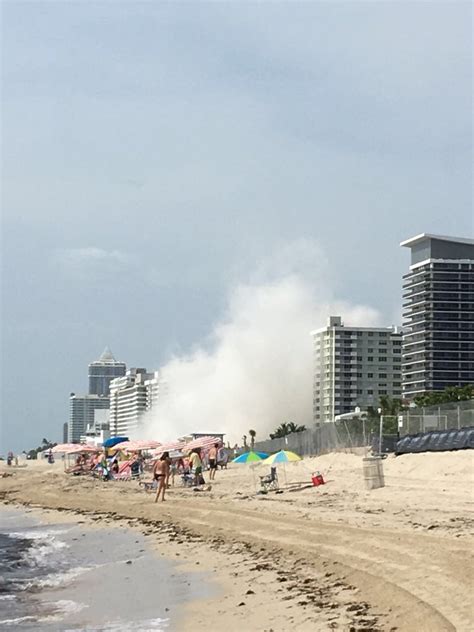 Florida power & light says it cut electricity to about 400 scene of partial building collapse in surfside, florida, just north of miami beach, is seen from a distance early on june 24, 2021. Construction worker injured in Miami Beach building collapse - WSVN 7News | Miami News, Weather ...
