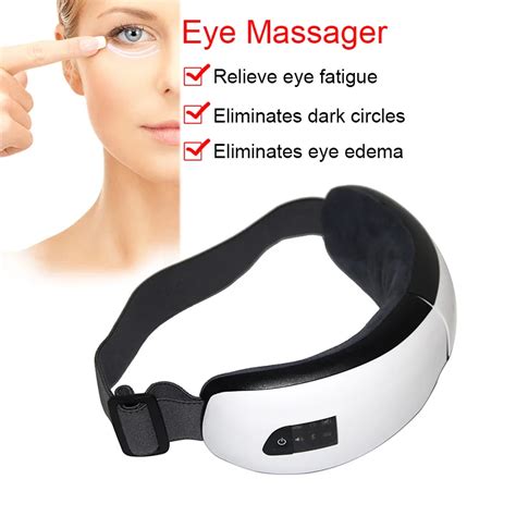 Buy 2018 New Hot Foldable Electric Eye Massager Heat Compression Wireless