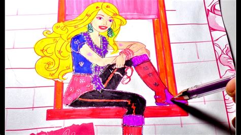 Make your world more colorful with printable coloring pages from crayola. Barbie coloring pages ️ with Smiggle gel pens and BIC pens ...