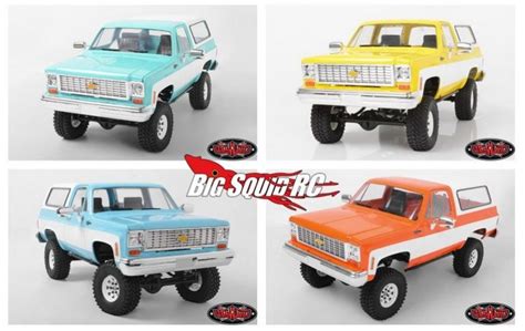 4 New Colors For The Rc4wd Chevy Blazer Hard Body Set Big Squid Rc