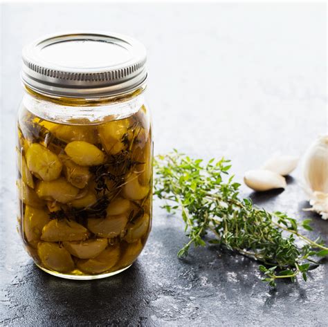 Simple Garlic Confit With Herbs Recipe