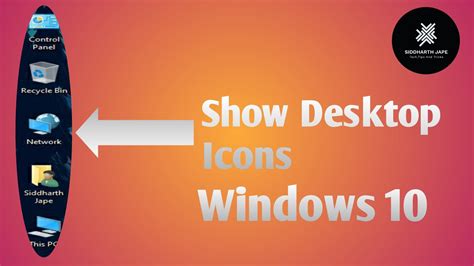 How To Show Icons On Desktop In Windows Youtube