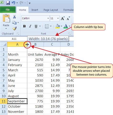 Excel Shortcuts For Adjusting Column Width And Row Height Hot Sex Picture