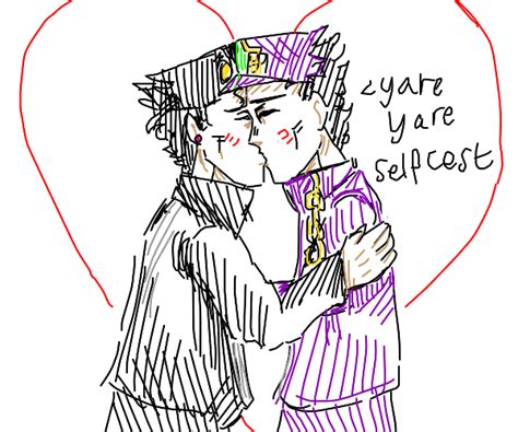 Jojo Kissing Jojo Drawception